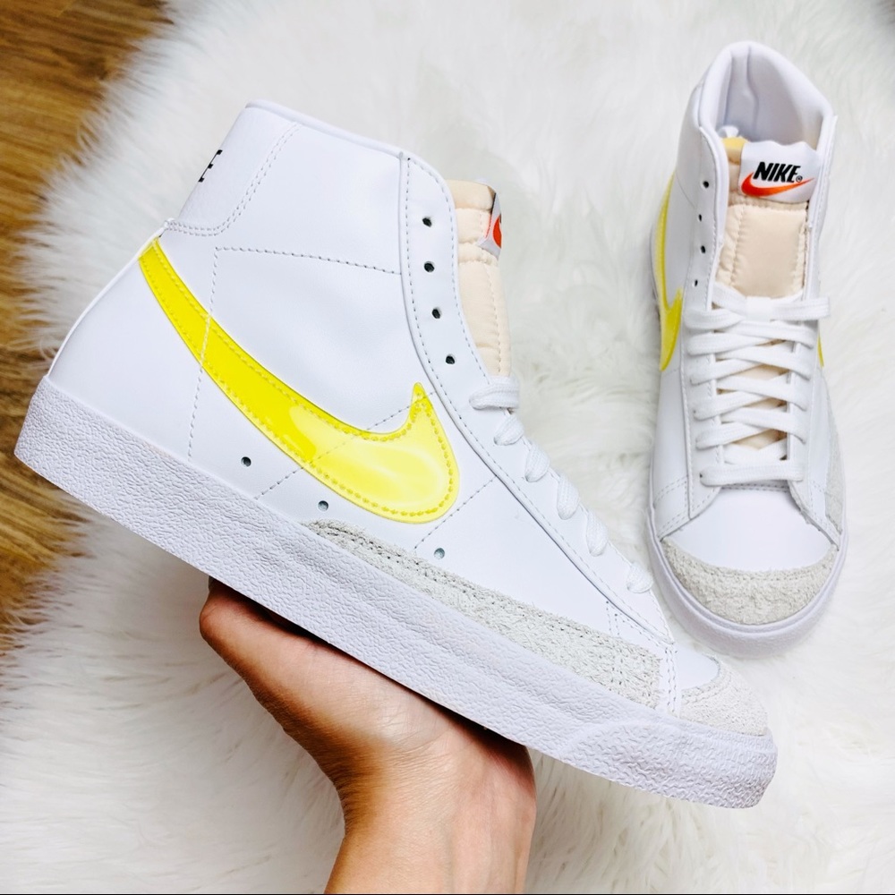 Nike Blazer Mid 77 Essential White Yellow